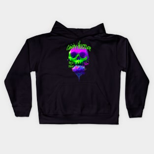 Candy Hustler - Trick or Treat - Candy Skull Kids Hoodie